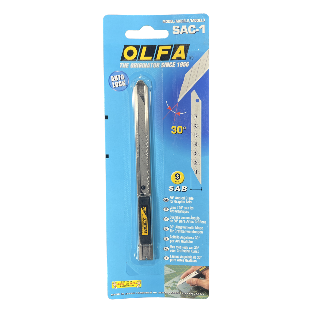 Olfa Auto-Lock Utility Knife With Blade Snapper (A-1)