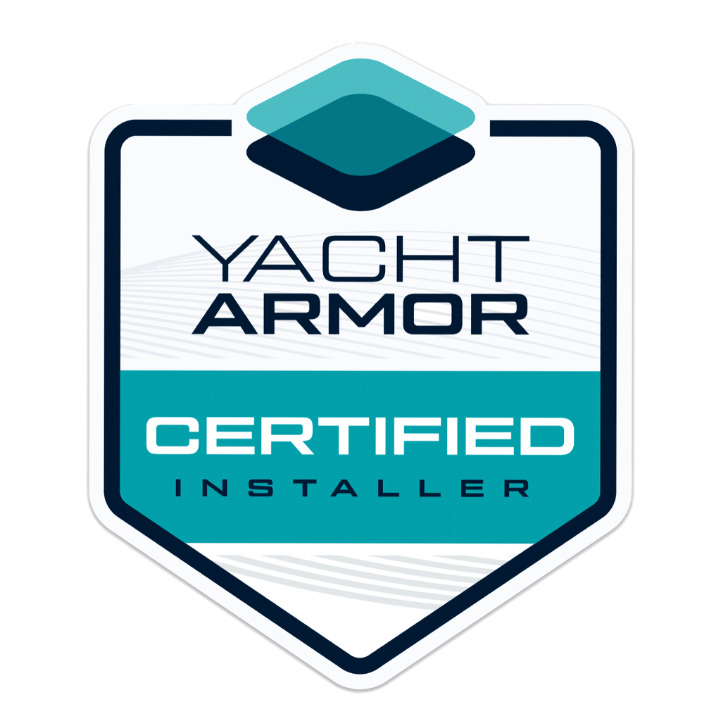 Yacht Armor Certified Badge Sticker